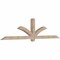 Ekena Millwork Redmond Smooth Timber Gable Bracket, Douglas Fir, 96"W x 24"H x 3 1/2"D x 3 1/2"F, 6/12 Pitch GBW096X24X0404RED00SDF - alternate 5